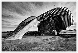 Gare Saint Exupéry. Lyon. Architecture