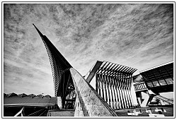 Gare Saint Exupéry. Lyon. Architecture