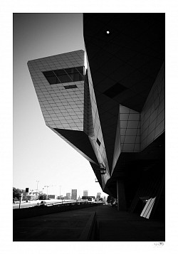 Pieds musée des confluences. Lyon. Architecture