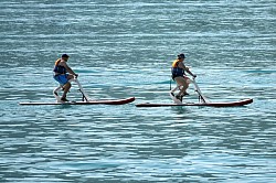 Ca passe sur un paddle